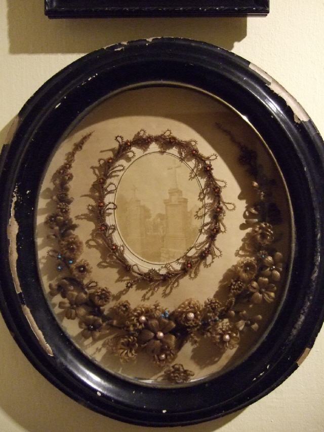 Bild aus echten Haaren