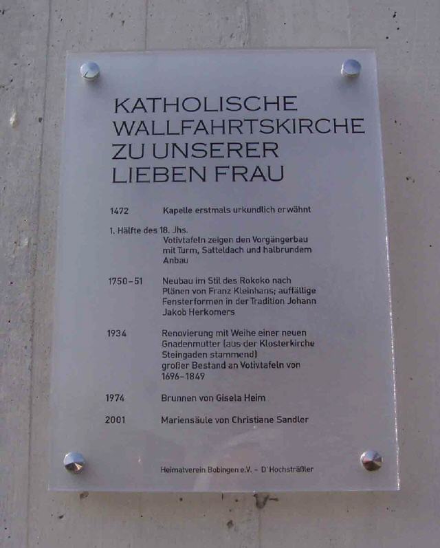 Beispiel einer Tafel